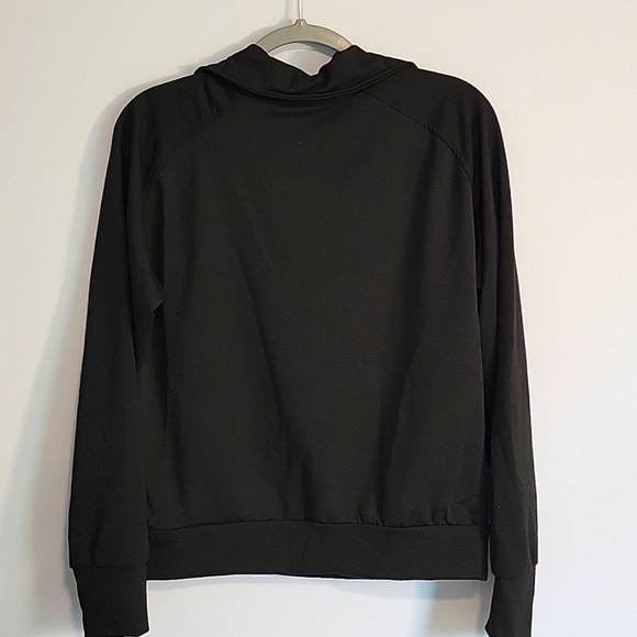 Cherfly Quarter Zip Sweatshirt & Drawstring Pants In Black Size Small NWT - Picture 6 of 14